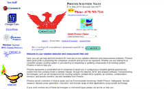 Desktop Screenshot of phoenixscientificsales.com